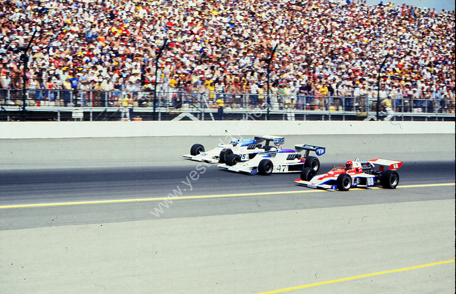 Cars on track